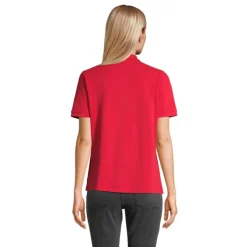 PACIFIC WOMEN POLO / Czerwony S04440-RD-XXL