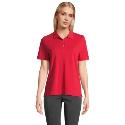 PACIFIC WOMEN POLO / Czerwony S04440-RD-M