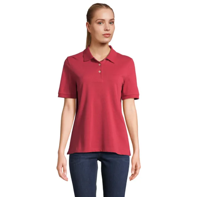 PACIFIC WOMEN POLO / Folk Red Twin S04440-FR-XS