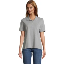 PACIFIC WOMEN POLO / Szary Melanż 2 S04440-GY-XL