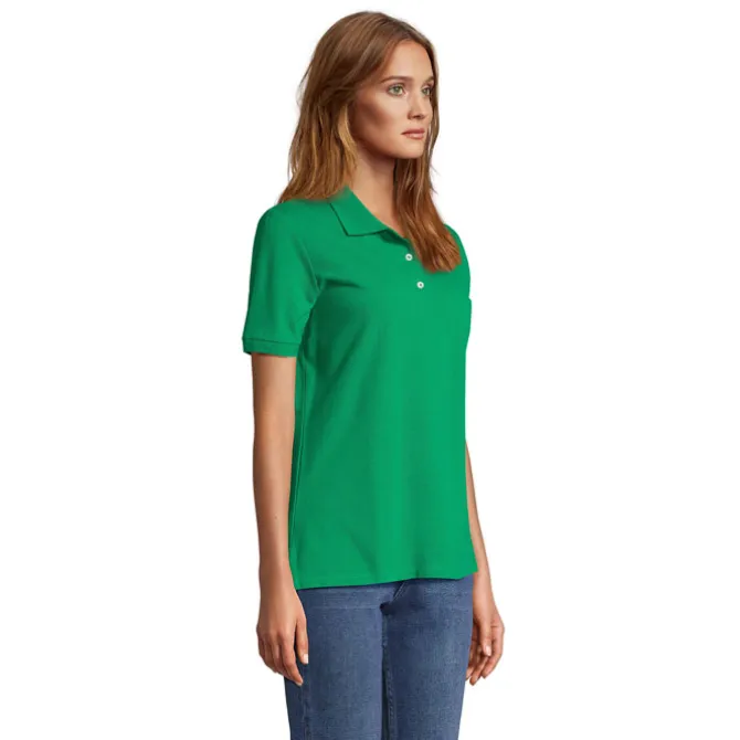 PACIFIC WOMEN POLO / Zielony S04440-KG-XS