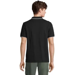 PALERMO POLO SHIRT / Negro/Blanco S04769-BC-XXL