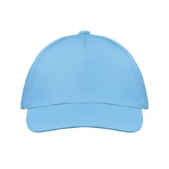 5-panelowa czapka z daszkiem / Baby Blue MO1447-66