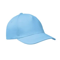 5-panelowa czapka z daszkiem / Baby Blue MO1447-66