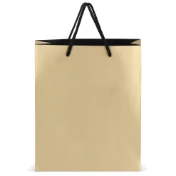 Papierowa torba prezentowa 24 x 10 x 30 cm 200 g/m² / Złoty LT91516-N0006