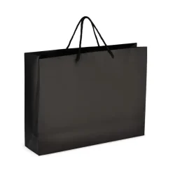 Papierowa torba prezentowa 40 x 12 x 30 cm 200 g/m² / Czarny LT91518-N0002