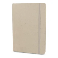Papierowy notatnik z fragmentami trawy A5 / Ecru LT92081-N0054
