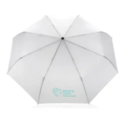 Parasol automatyczny 21" AWARE™ RPET / Biały P850.603