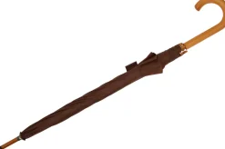 Parasol automatyczny drewniany Ø105 cm NANCY / Brązowy 513101