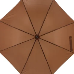 Parasol automatyczny drewniany Ø105 cm NANCY / Brązowy 513101