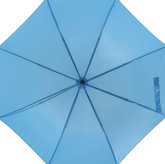 Parasol automatyczny drewniany Ø105 cm NANCY / Jasnoniebieski 513124