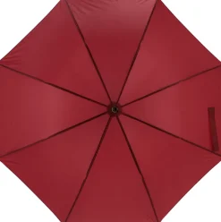 Parasol automatyczny drewniany Ø105 cm NANCY / Bordowy 513102