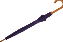 Parasol automatyczny drewniany Ø105 cm NANCY / Fioletowy 513112