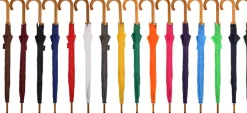 Parasol automatyczny drewniany Ø105 cm NANCY / Fioletowy 513112