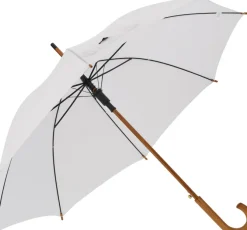 Parasol automatyczny Ø105 rPET HASSELT / Biały 243606