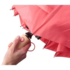 Parasol automatyczny RPET, składany / Czerwony V4895-05