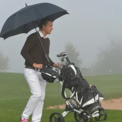 Parasol automatyczny XXL do gry w golfa ø132 cm HENNING / Czarny 4345203