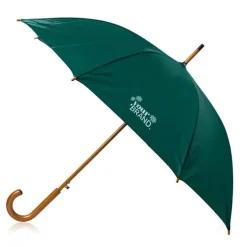 Parasol automatyczny z drewnianą rączką / Ciemnozielony IP35038444