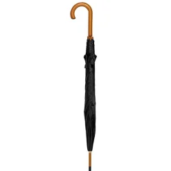 Parasol automatyczny z drewnianą rączką / Czerwony IP35038452