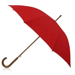 Parasol automatyczny z drewnianą rączką / Czerwony IP35038452