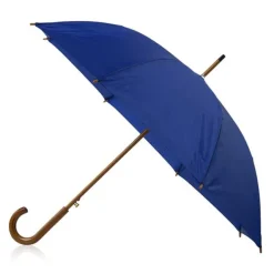 Parasol automatyczny z drewnianą rączką / Royal blue IP35038464