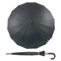 Parasol EVITA 16 panelowy / Czarny 37030-02