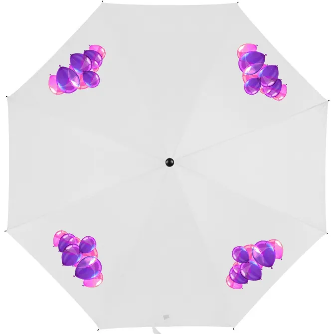 Parasol manualny, składany / Biały V4215-02