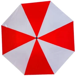 Parasol manualny, składany / Biało-czerwony V4215-52