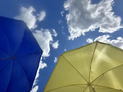 Parasol plażowy Ø150 cm FORT LAUDERDALE / Niebieski 507004