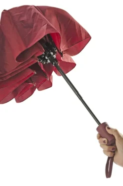 Parasol składany REGO / Bordowy 37044-11