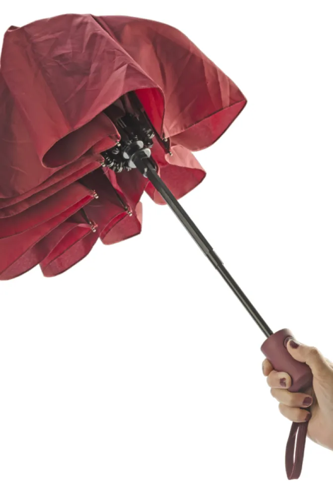 Parasol składany REGO / Bordowy 37044-11