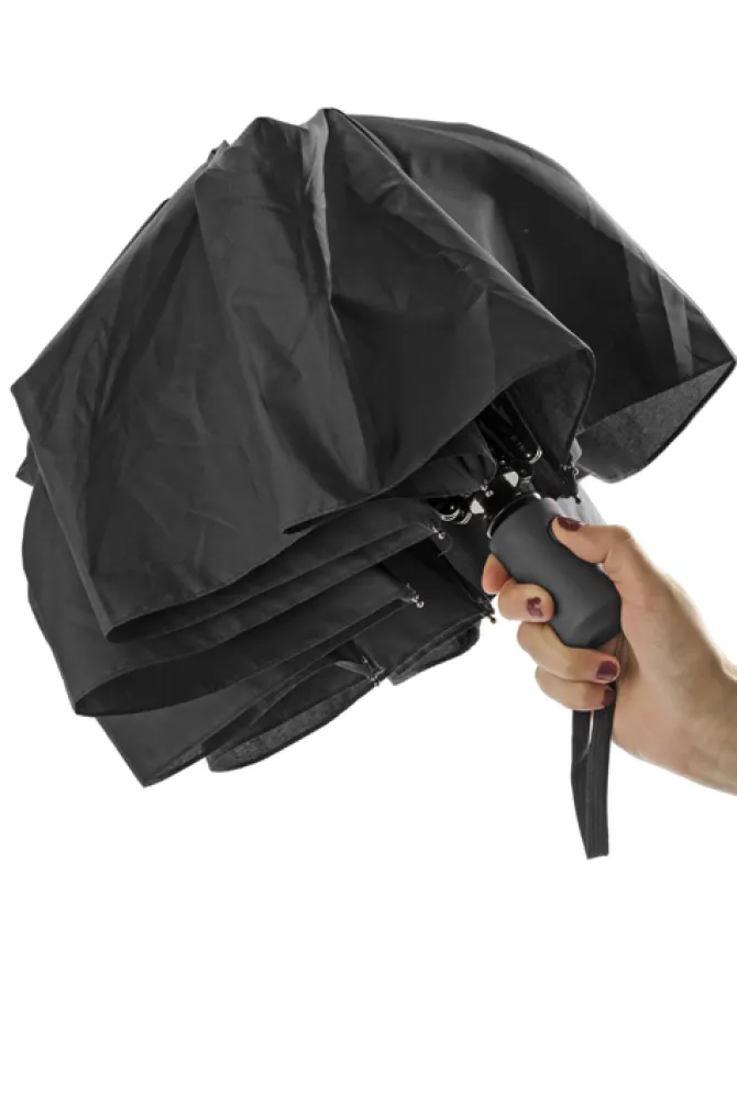 Parasol składany REGO / Czarny 37044-02