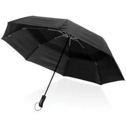 Parasol sztormowy 27" Swiss Peak AWARE™ RPET / Czarny P850.331