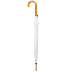 Parasol z drewnianą rączką / Biały KC5131-06