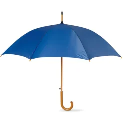 Parasol z drewnianą rączką / Granatowy KC5131-04