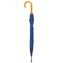 Parasol z drewnianą rączką / Granatowy KC5131-04