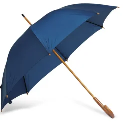 Parasol z drewnianą rączką / Granatowy KC5132-04