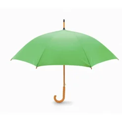 Parasol z drewnianą rączką / Limonka KC5131-48