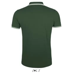 PASADENA męskie polo 200g / Forest Green/White S00577-FE-L
