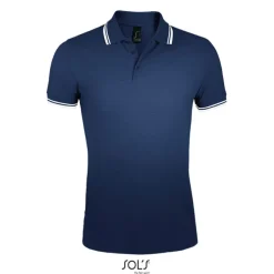 PASADENA męskie polo 200g / Francuski granatowy / biały S00577-FW-S