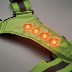 Pasek odblaskowy z diodą LED / Fluorescencyjny zielony MO2100-68