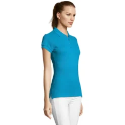PASSION Damskie POLO 170g / Aqua S11338-AQ-S