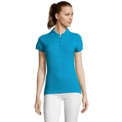 PASSION Damskie POLO 170g / Aqua S11338-AQ-L