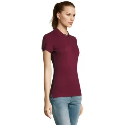 PASSION Damskie POLO 170g / Burgundy S11338-BG-M