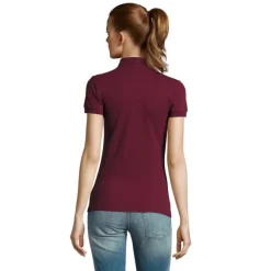PASSION Damskie POLO 170g / Burgundy S11338-BG-M