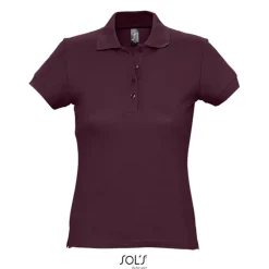 PASSION Damskie POLO 170g / Burgundy S11338-BG-XXL
