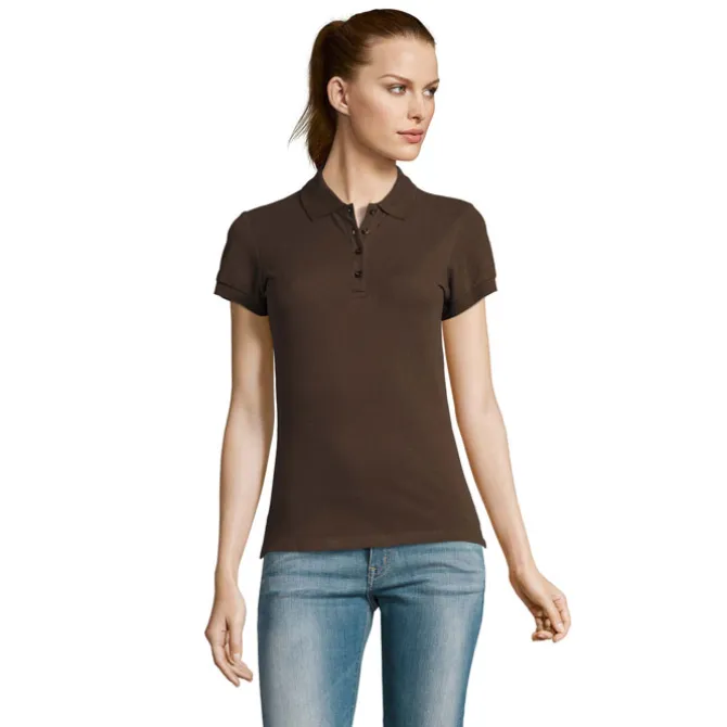 PASSION Damskie POLO 170g / Chocolate S11338-CH-L