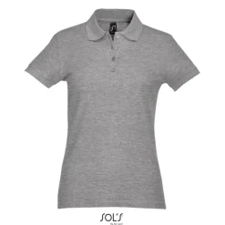 PASSION Damskie POLO 170g / Grey melange S11338-GY-XXL