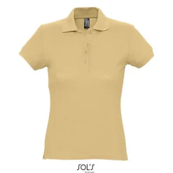 PASSION Damskie POLO 170g / Sand S11338-SA-M