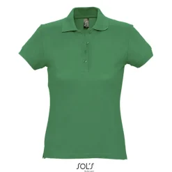 PASSION Damskie POLO 170g / Zielony S11338-KG-L